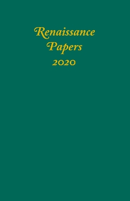 Book cover for Renaissance Papers 2020
