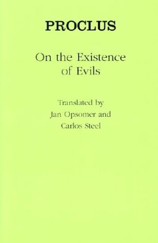 Book cover for On the Existence of Evils