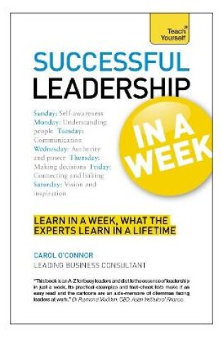 Cover of Leadership In A Week