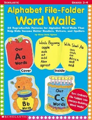 Book cover for Alphabet File-Folder Word Walls