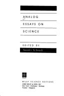 Book cover for Analogue Essays on Science