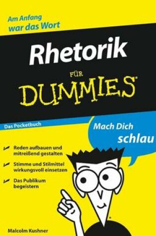 Cover of Rhetorik für Dummies Das Pocketbuch