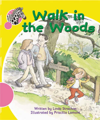 Book cover for Spotty Zebra Pink A Change - A Walk in the Woods