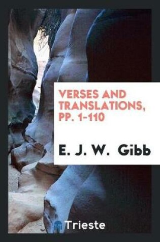 Cover of Verses and Translations, Pp. 1-110