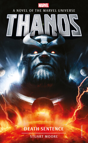 Book cover for Marvel novels - Thanos: Death Sentence