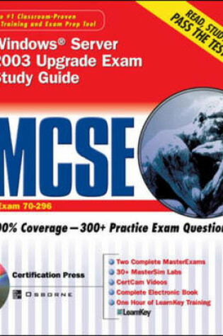 Cover of Mcse Windows Server 2003 Upgrade Exam Study Guide