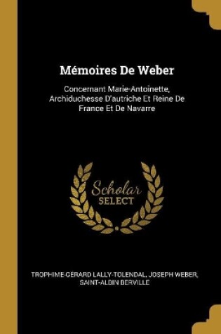 Cover of M�moires De Weber