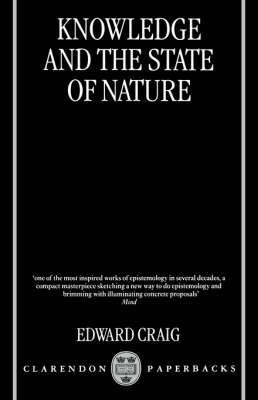 Book cover for Knowledge and the State of Nature