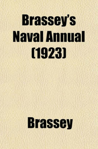 Cover of Brassey's Naval Annual (1923)