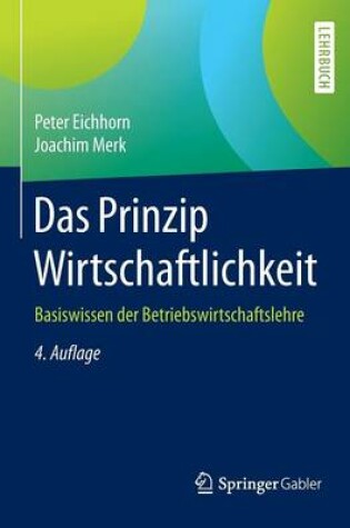 Cover of Das Prinzip Wirtschaftlichkeit