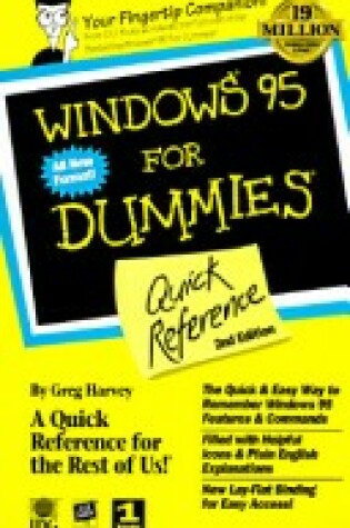 Cover of Windows 95 for Dummies Quick Reference