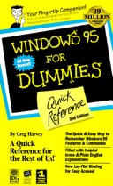 Book cover for Windows 95 for Dummies Quick Reference