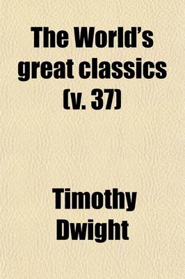 Book cover for The World's Great Classics (Volume 37); Oriental