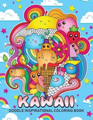 Book cover for Doodle Kawaii Inspirational Coloring Book