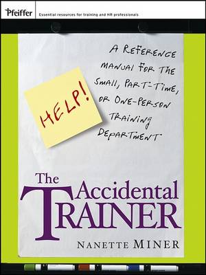 Book cover for The Accidental Trainer