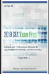 Book cover for 2019 Cfa Level II Exam Prep - Volume 1 - Ethical and Professional Standards, Quantitative Methods, and Economics