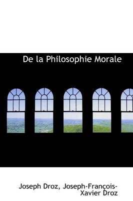 Book cover for de La Philosophie Morale