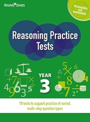 Book cover for Reasoning Practice Tests Year 3