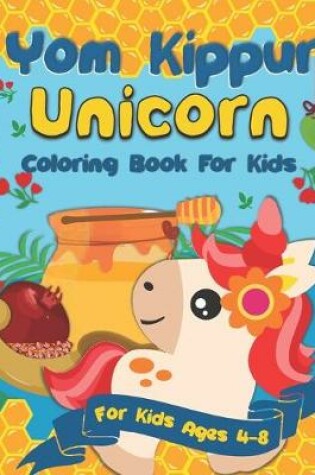 Cover of Yom Kippur Unicorn Coloring Book for Kids