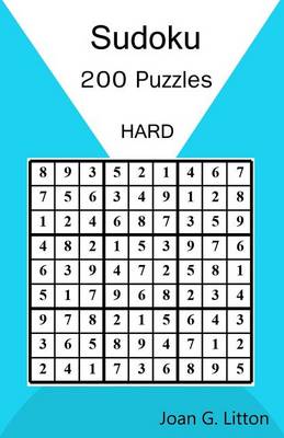 Book cover for Sudoku 200 Puzzles Hard