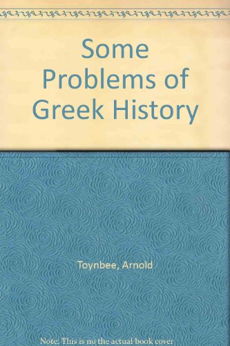 Book cover for Some Problems of Greek History