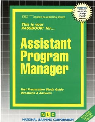 Book cover for Assistant Program Manager