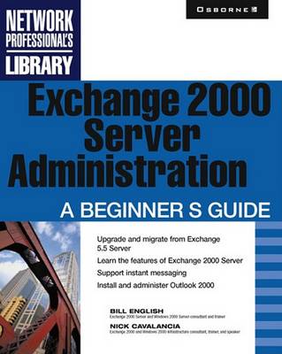 Book cover for Exchange 2000 Server Administration