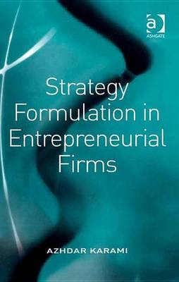 Book cover for Strategy Formulation in Entrepreneurial Firms