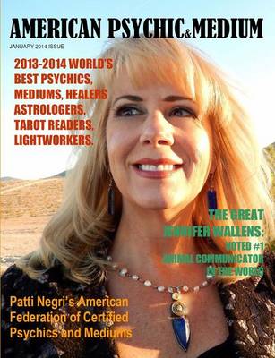 Book cover for AMERICAN PSYCHIC & MEDIUM MAGAZINE. ECONOMY EDITION. January Issue 2014.