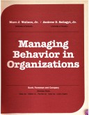 Book cover for Managing Behaviour in Organizations