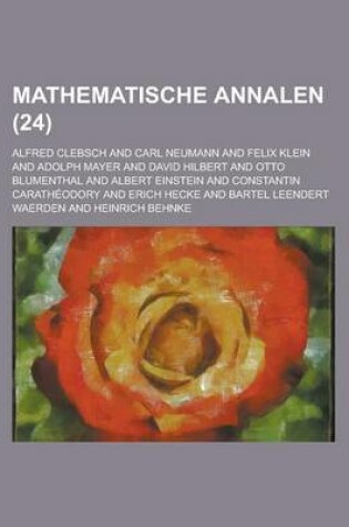 Cover of Mathematische Annalen (24)