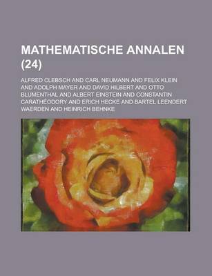 Book cover for Mathematische Annalen (24)