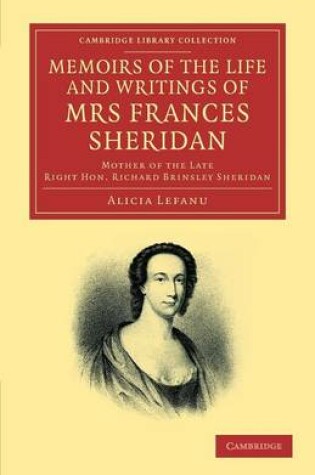 Cover of Memoirs of the Life and Writings of Mrs Frances Sheridan