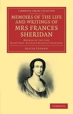 Book cover for Memoirs of the Life and Writings of Mrs Frances Sheridan