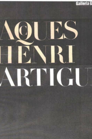 Cover of Jacques Henri Lartigue