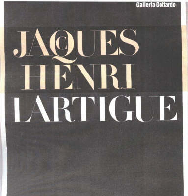 Book cover for Jacques Henri Lartigue