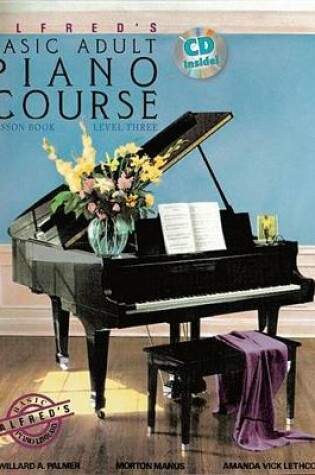 Cover of Alfred's Basic Adult Piano Course Lesson Book, Level 3