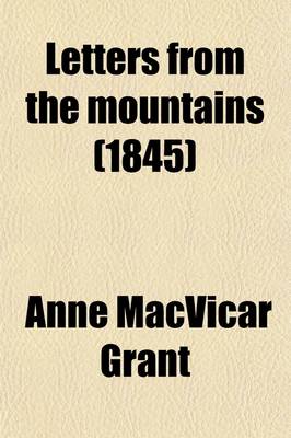 Book cover for Letters from the Mountains (1845)