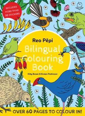 Book cover for Reo Pēpi Bilingual Colouring Book