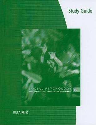 Book cover for Study Guide for Kassin/Fein/Markus' Social Psychology, 8th