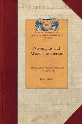 Book cover for Novanglus and Massachusettensis
