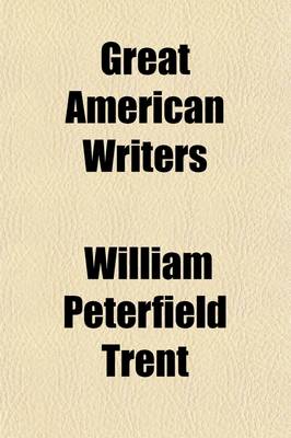 Book cover for Great American Writers