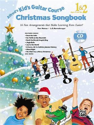 Book cover for Kids Guitar Christmas Songs 1&2