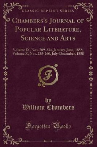 Cover of Chambers's Journal of Popular Literature, Science and Arts