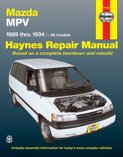 Cover of Mazda MPV (1989-1994) Automotive Repair Manual