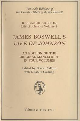 Book cover for James Boswell's "Life of Johnson"