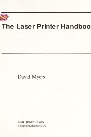 Cover of Laser Printer Handbook