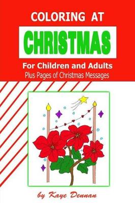 Book cover for Coloring at Christmas