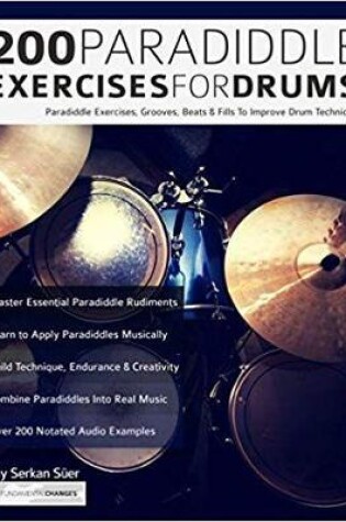 Cover of 200 Paradiddle Exercises For Drums