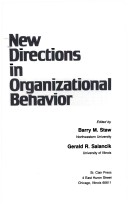 Book cover for New Directions in Organizational Behaviour